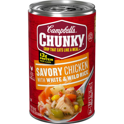Campbell's Chunky Savory Chicken With White And Wild Rice, 1 ct