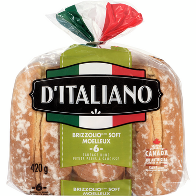 D'ITALIANO Brizzolio Soft Sausage Rolls 420 g