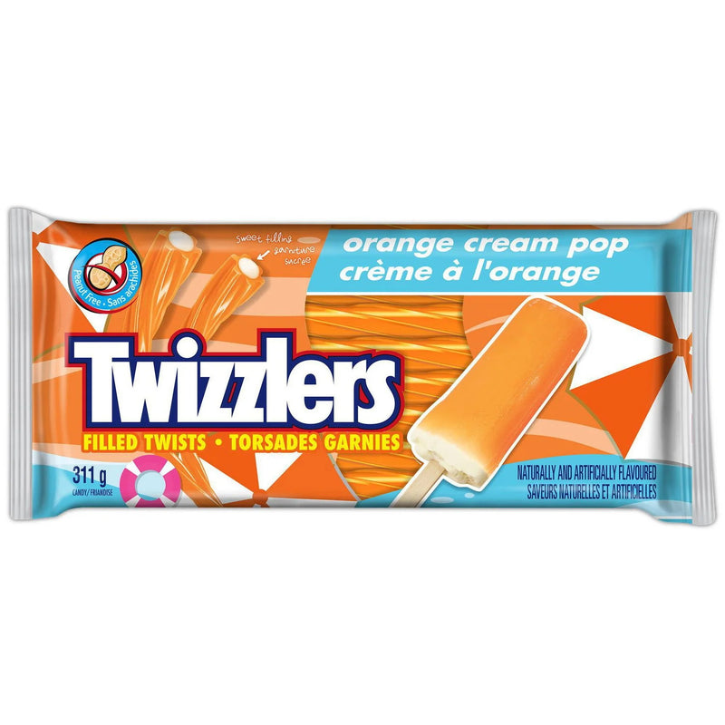 Twizzlers Orange Cream Pop Low Fat, 312 g