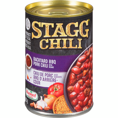 Hormel Stagg Chili Backyard BBQ Pork Chili With Beans, 425 g