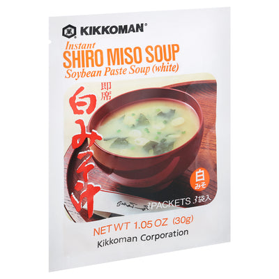 KIKKOMAN Instant Shiro Miso Soup Soybean Paste Soup 30g