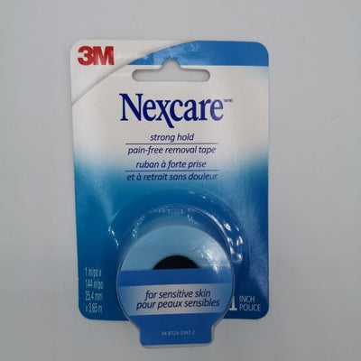 3M Nexcare Pain Free Sensitive Skin Removal 1x144 Inches Tape, 1 ct