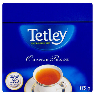 Tetley Orange Pekoe Tea Bags, 113 g, 36 ct