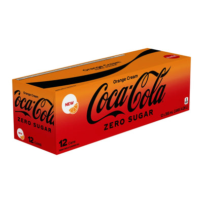 ZERO COKE ORANGE CREAM 12PK CA 12 x 355