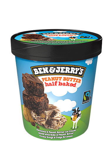 BEN & JERRY'S PB HALF BAKED 500 ml
