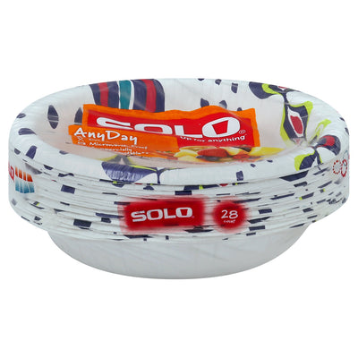 Solo Any Day 20 Ounce Paper Bowls, 28 bowls