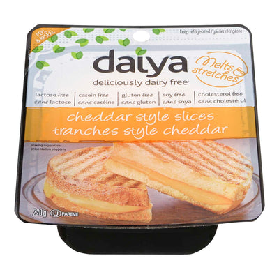 Daiya Cheddar Style Dairy-Free Cheese Slices, 220 g