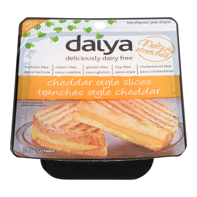 Daiya Cheddar Style Dairy-Free Cheese Slices, 220 g