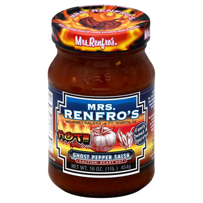 MRS RENFRO'S Ghost Pepper Hot Salsa 454g