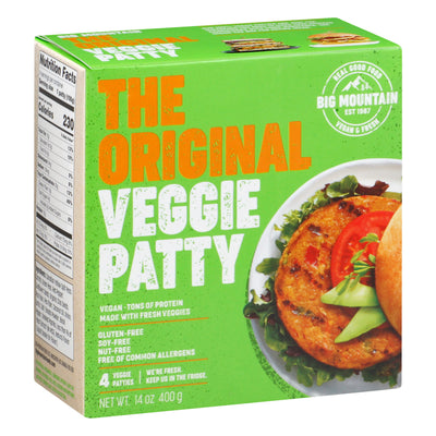 Big Mountain Foods Original Veggie Patty, 369 g