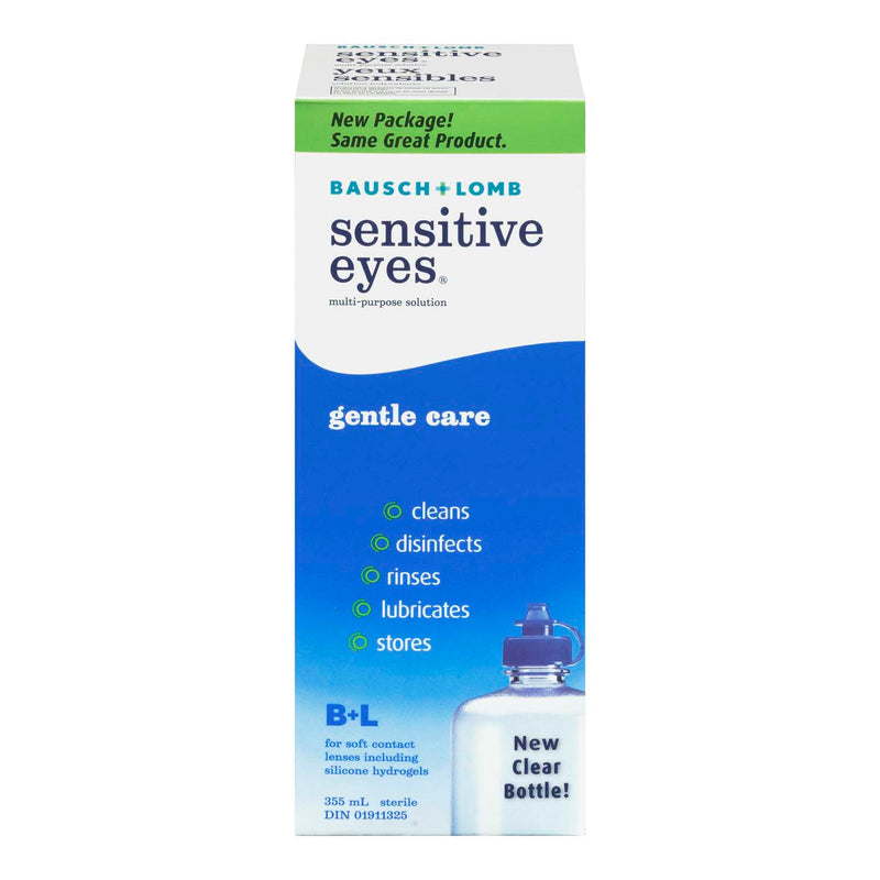 Bausch + Lomb Sensitive Eyes Solution, 355 mL