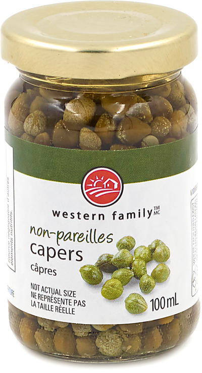 Western Family Non-Pareilles Capers, 100 mL