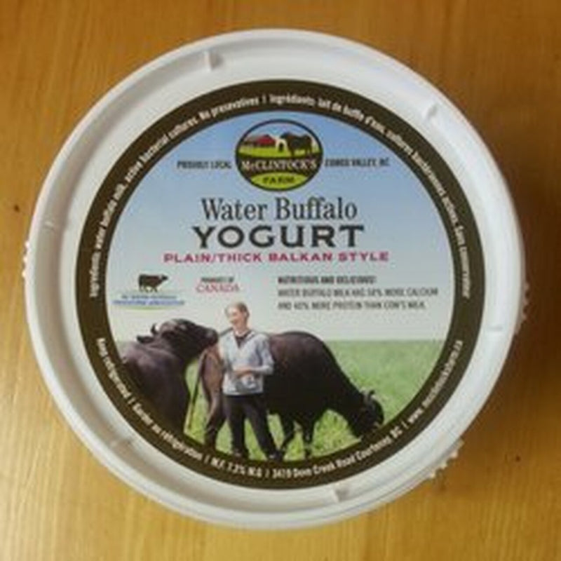 Mcclintock’s Farm Plain Thick Balkan Style Water Buffalo Yogurt, 1 ct