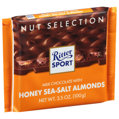 RITTER SPORT with Honey Salt Almonds Knick-Pack Milk Chocolate 99g
