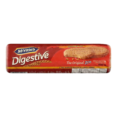 MCVITIE'S Digestive Original Wheat and Whole Wheat Biscuits 400g