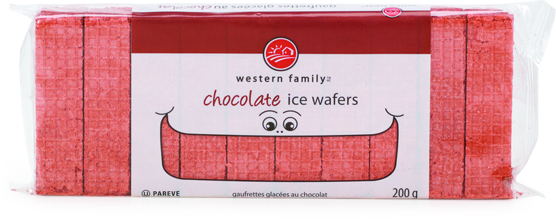 WESTERN FAMILY Chocolate Ice Wafers 200g