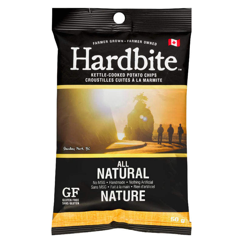 HARDBITE Kettle Cooked Natural Potato Chips 50g