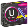 U BY KOTEX Regular Tampons Click Compact
