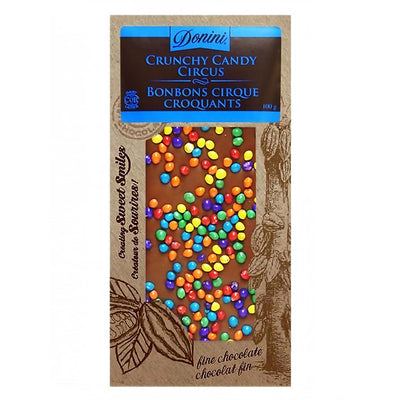 Donini Crunchy Candy Circus Candy Bar, 100 g