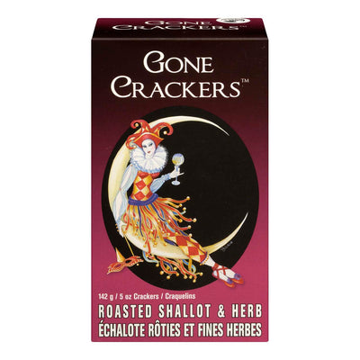 Gone Crackers Roasted Shallot & Herb Crackers, 142 g