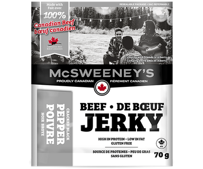 MCSWEENEYS BEEF JERKY PEPPER 70 g