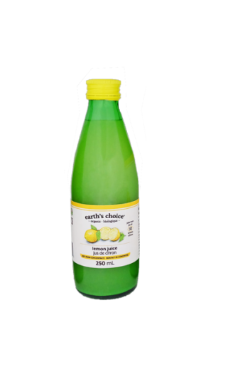 Earth's Choice Lemon Juice, 250 mL