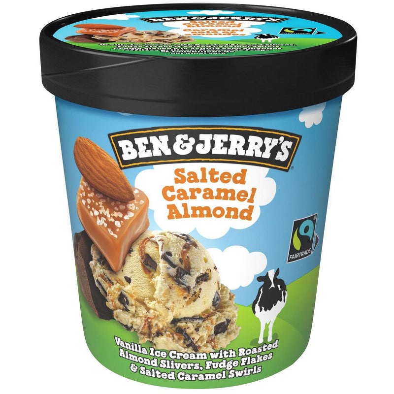 Ben & Jerry's Salted Caramel Almond Vanilla Ice cream, 473 mL