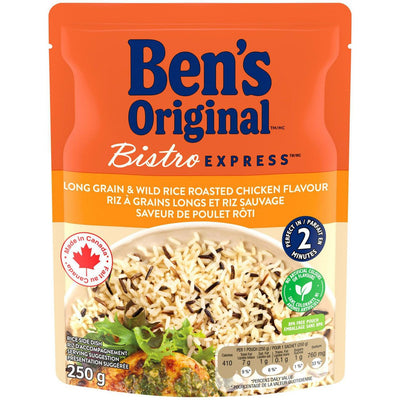 Ben's Original Bistro Express Long Grain & Wild Rice Roasted Chicken Flavour, 250 g