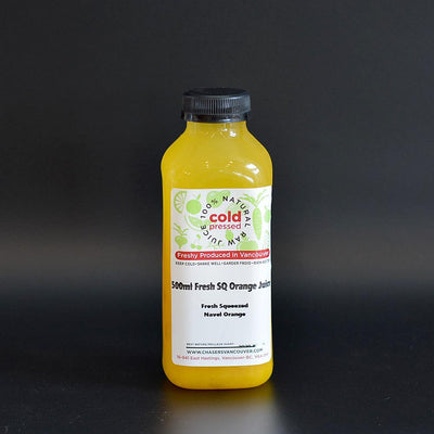 Chasers Fresh Squeezed Navel Orange Juice, 500 mL
