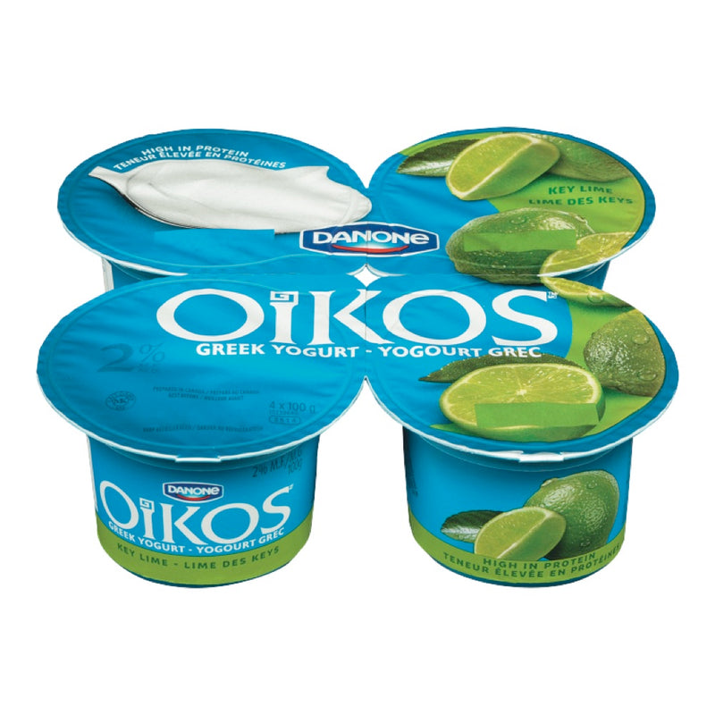 Oikos Key Lime Greek Yogurt, 100 g, 4 ct