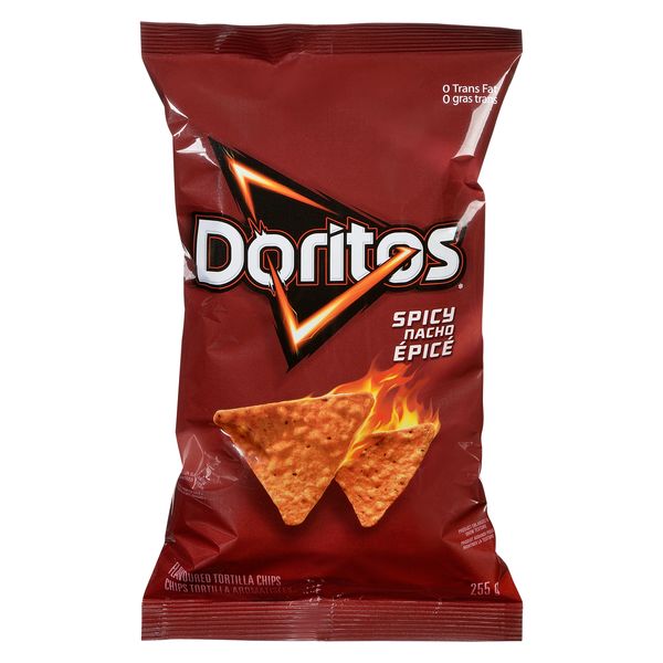DORITOS Spicy Nach Flavoured Tortilla Chips 255g