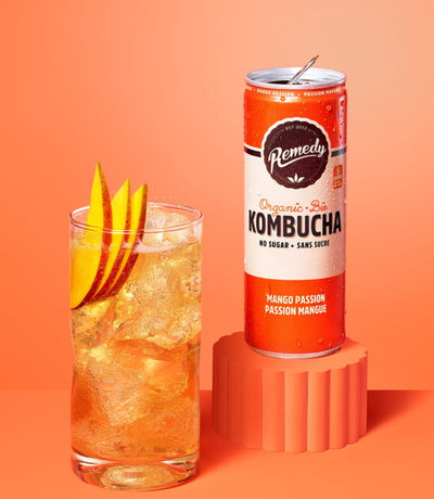 REMEDY KOMBUCHA MANGO PASSION 355 ml