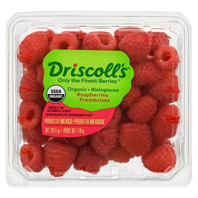 Driscoll's Organic Raspberries, 170 g