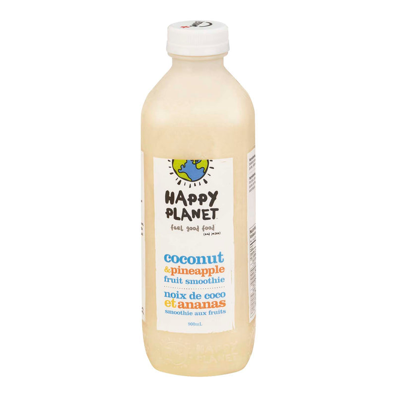 HAPPY PLANET Coconut & Pineapple Fruit Smoothie 900ml