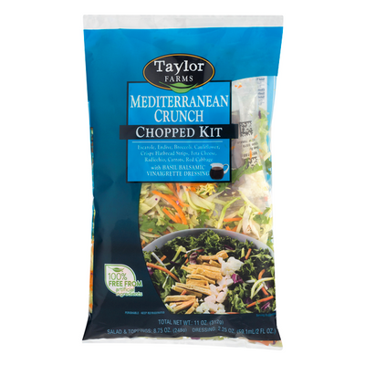 Taylors Farm Mediterranean Crunch Chopped Kit, 312 g
