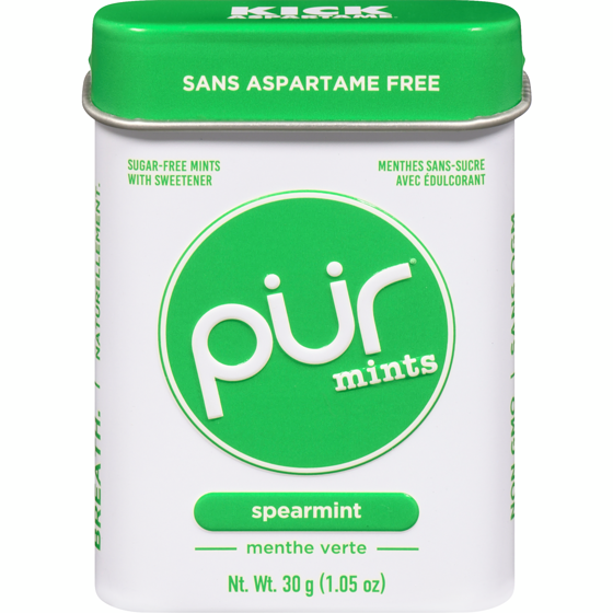 Pur Spearmint Mints, 30 g