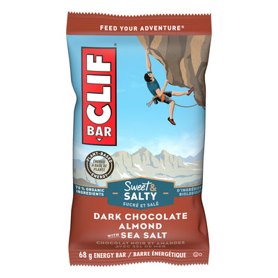 Clif Sweet & Salty Dark Chocolate Almond with Sea Salt Energy Bar, 68 g