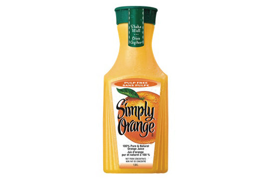 SIMPLY ORANGE Pulp Free Orange Juice 1.54L