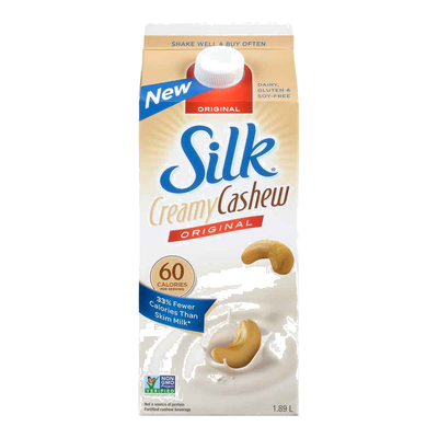 Silk Creamy Cashew Milk, 1.89 l