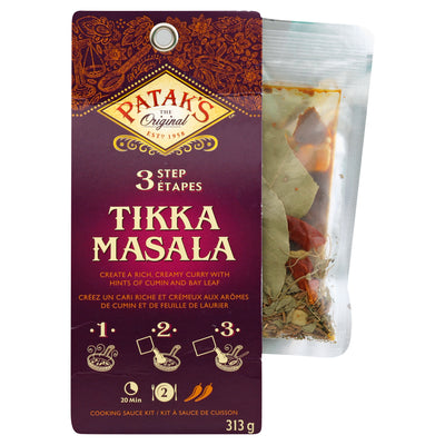 Patak's Tikka Masala Cooking Sauce Kit, 313 g
