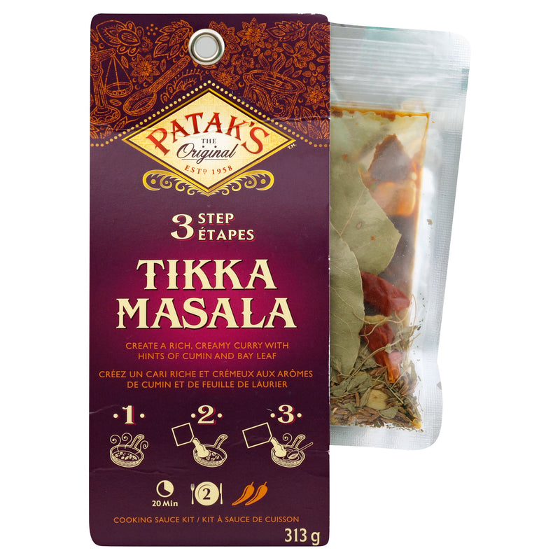 Patak's Tikka Masala Cooking Sauce Kit, 313 g