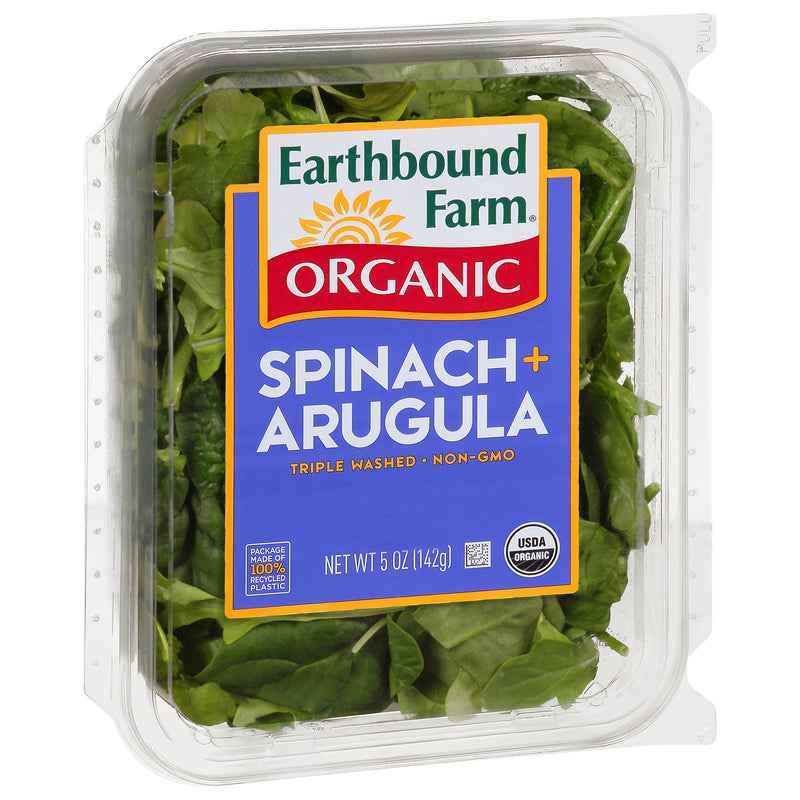 Earthbound Farm Baby Spinach & Baby Arugula, 142 g