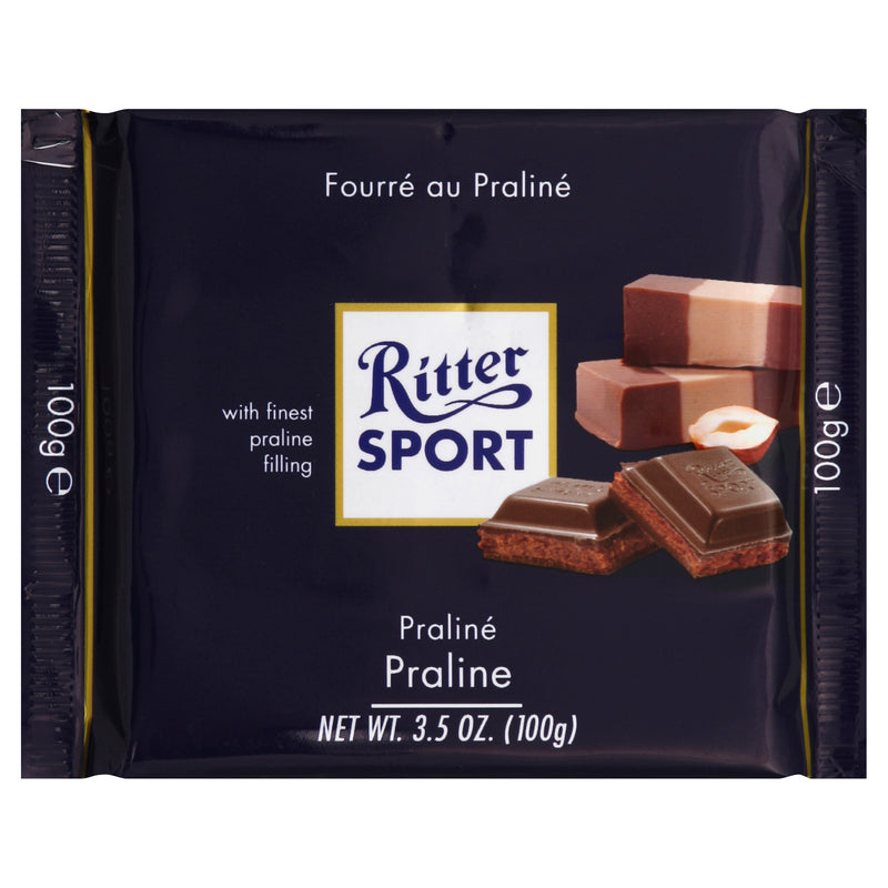 RITTER SPORT with Praline Filling Milk Chocolate 99g