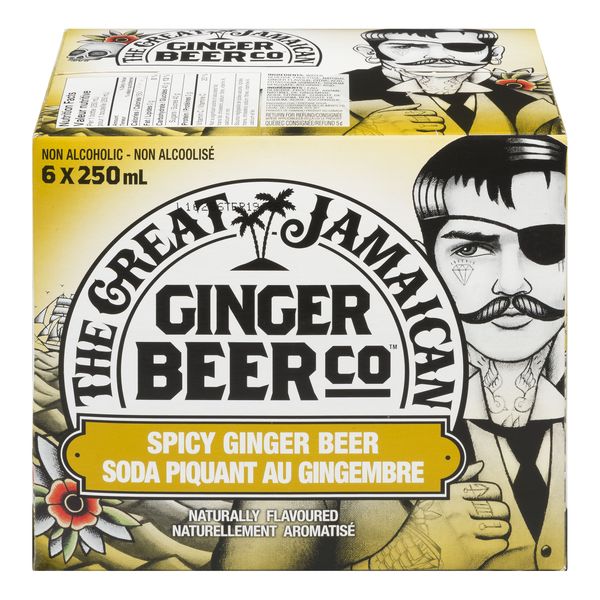 THE GREAT JAMAICAN Ginger Beer Co, Spicy Ginger Beer 6 Pack