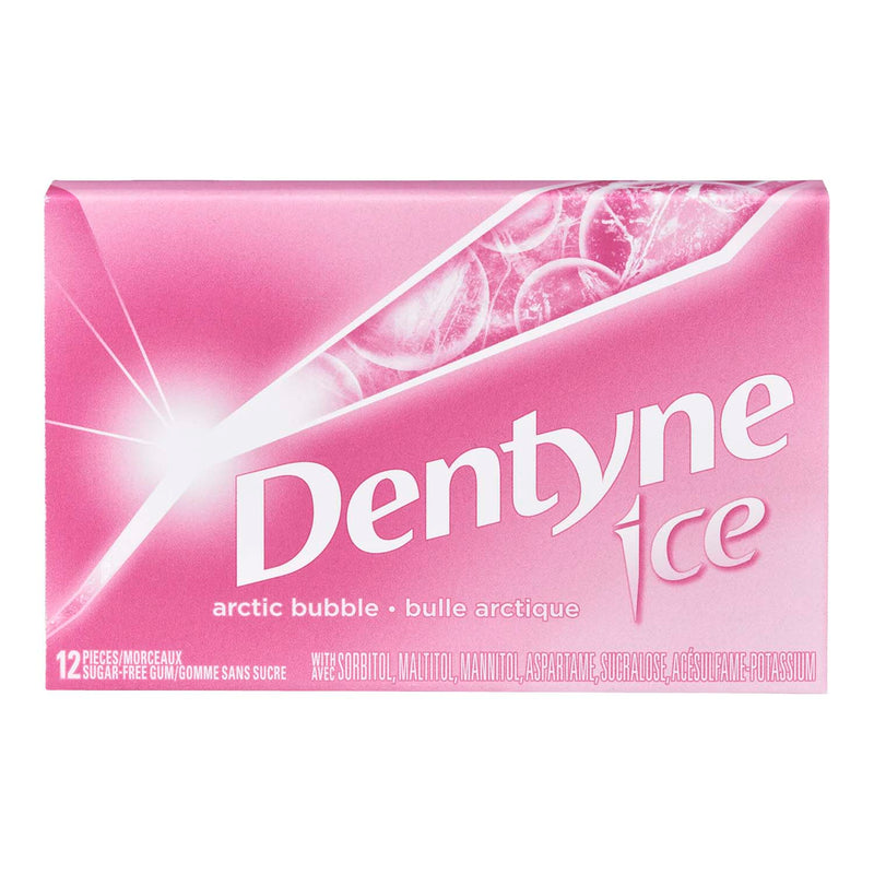DENTYNE Arctic Bubble Sugar-Free Gum 12 Pieces