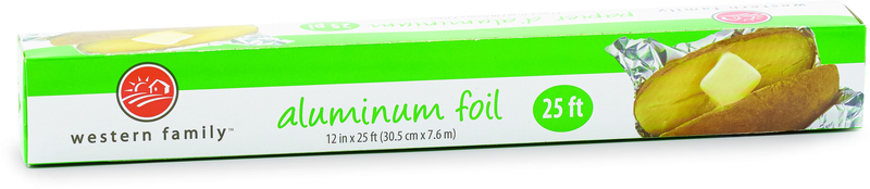 WESTERN FAMILY Aluminum Foil 25ft