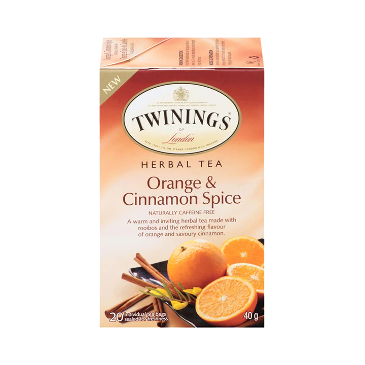Twinings Herbal Tea Orange And Cinnamon Spice, 40 g