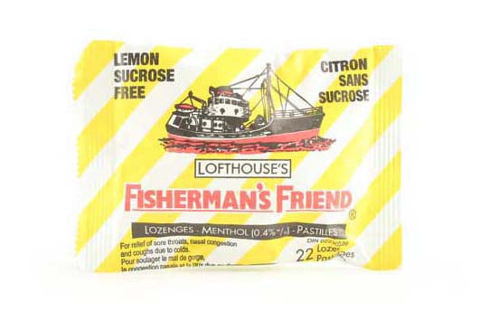 FISHERMAN'S Friend Lemon Sucrose Free Lonzenges 22's
