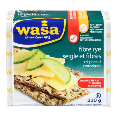 Wasa Fibre Rye Crispbread, 230 g