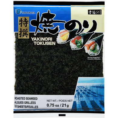 SUSHI NORI ROASTED SEAWEED SHE 10 ea